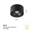 Ultra-Slim No-Hole LED Ceiling Spotlight – Surface Mount, Anti-Glare for Living Room & Hallway